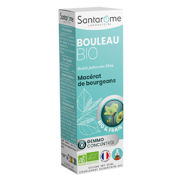 Santarome Complément alimentaire Bouleau Bio Détox et drainage Flacon 30ml