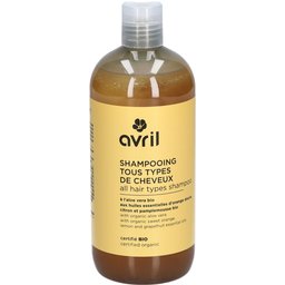 Avril Shampooing Tous types de cheveux Sans tensio-actifs sulfatés