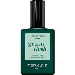 Green Flash LED Nail Polish Mint 15ml
