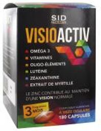 Visioactiv 180 Capsules - Boîte 180 capsules