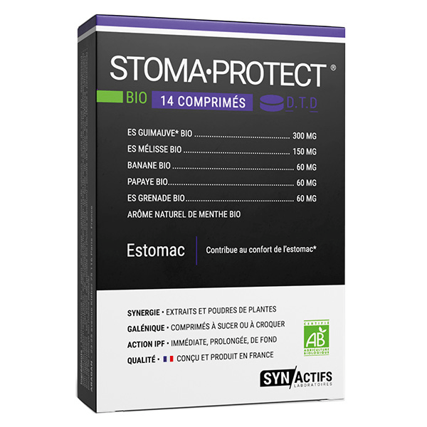 Aragan - - StomaProtect® BIO - Confort Digestif - Guimauve - 14 comprimés