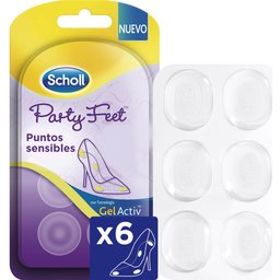 Party Feet Sensitive Points Sensibles 6 pcs