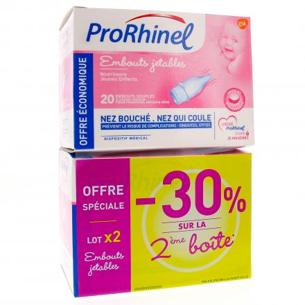 Embouts jetables mouche bébé offre spéciale -30% sur la 2ème boite