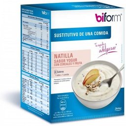 Crème pâtissière au yaourt biforme céréales et fruits 6 sobresx50g