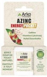 Azinc Energy Pocket 60 Comprimés - Pot 60 mini comprimés