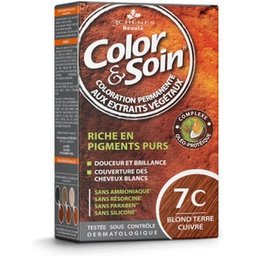 Color & Soin Kit Coloration Permanente 7C Blond Terre Cuivré
