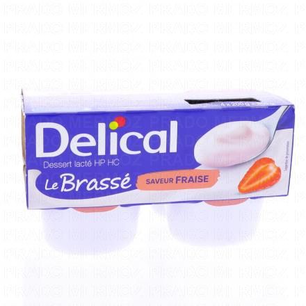 Le Brassé - Dessert lacté HP/HC Fraise 4x200g