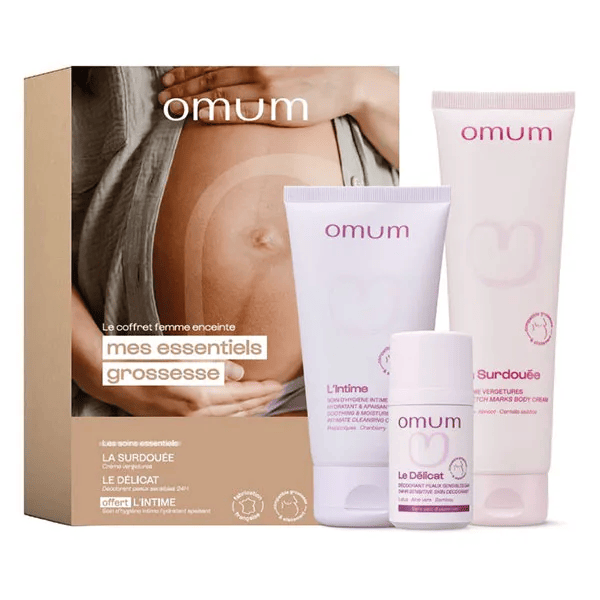 Coffret Mes Essentiels grossesse kit femme enceinte et future maman 350ml
