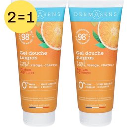 Dermasens Gel Douche Surgras 3 en 1 Agrumes