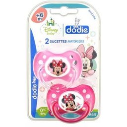 Disney Sucette Anatomique Silicone Duo Minnie +6mois