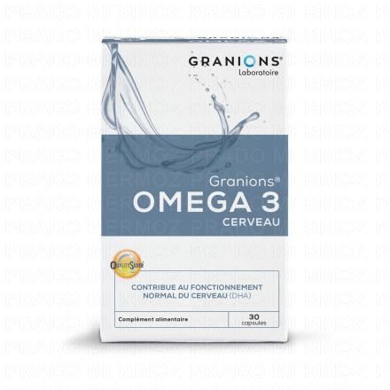 Les essentiels - Oméga 3 cerveau boîte de 30 capsules