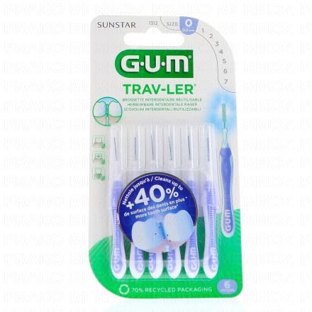 Trav-ler - Brossettes interdentaires n°1312 Taille 0.6mm x6