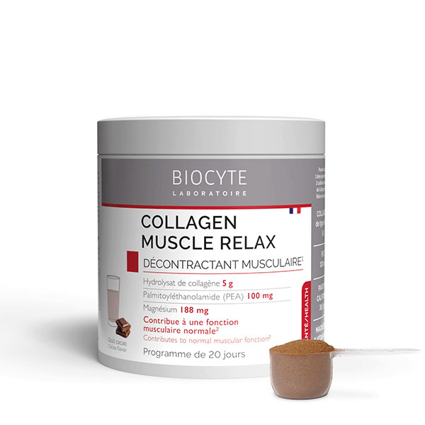 Collagen Muscle Relax Hydrolysat de collagène Goût Cacao 220g