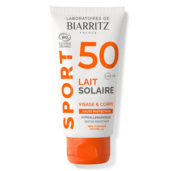 Soins Solaires Sport Lait SPF50 Bio 50ml
