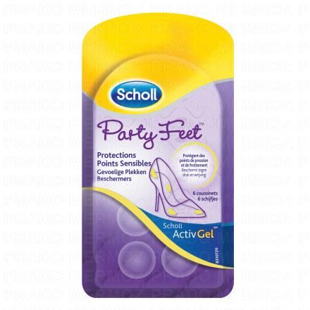 Party Feet protections points sensibles coussinets x 6