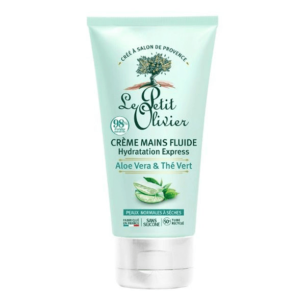 - Crème Mains Hydratation Express - Aloe Vera Thé Vert 75ml
