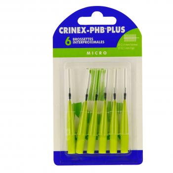 PHB Plus brossettes vertes 2,4 mm x6
