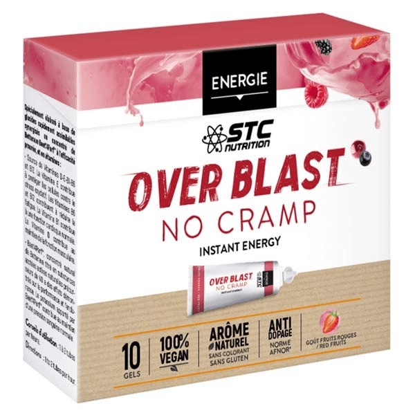 Over Blast No Cramp Goût Fruits Rouges 10 gels