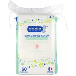 Maxi Carrés Coton Bio 60unts