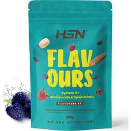 Saborizante en Polvo para Aminoácidos y Bebidas Deportivas Frambuesa Azul 200g