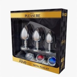 Anal Pleasure Kit Plug Métal 3uts