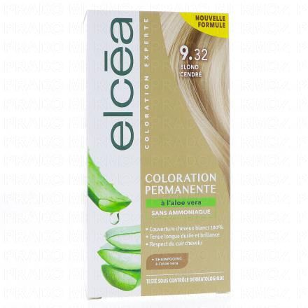 Coloration permanente à l'aloé vera blond cendré 9.32