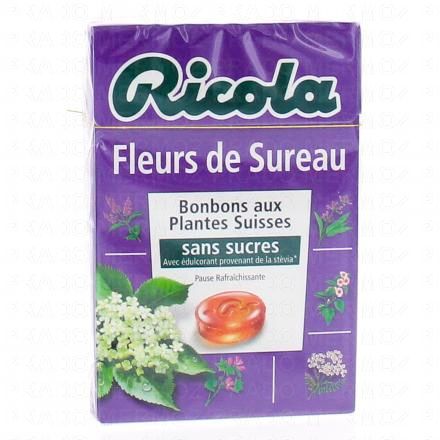 Bonbons aux plantes suisses goût fleurs de sureau 50g
