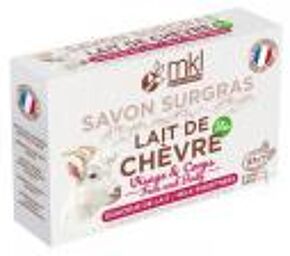 Lait de Chèvre Bio Savon Surgras Douceur de Lait Visage et Corps 100 g - Pain 100 g