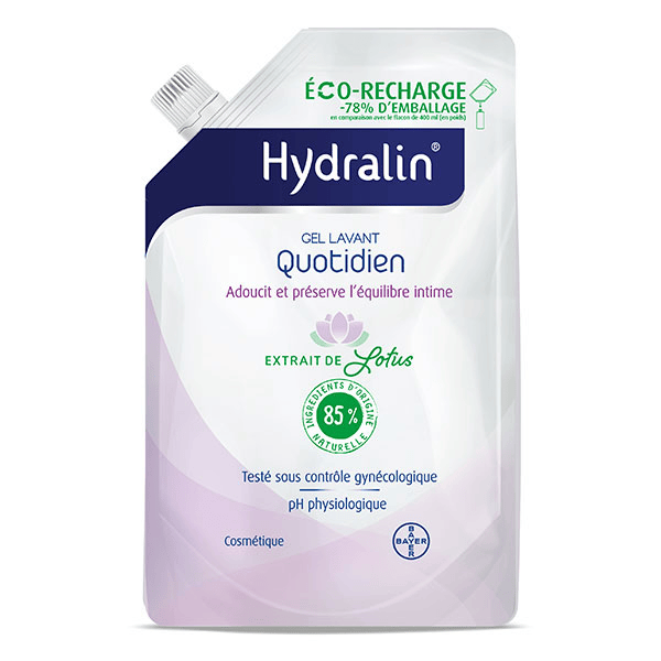 Quotidien Gel Lavant 400ml ECO RECHARGE Equilibre Intime