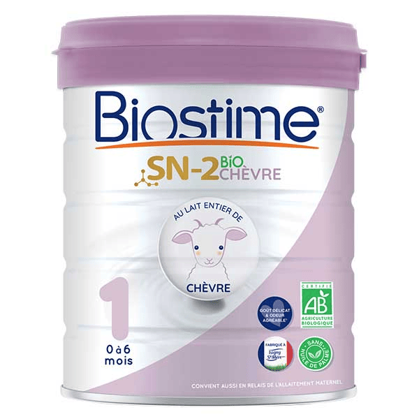 Lait de Chèvre Nourrisson 1er Âge Bio 800g