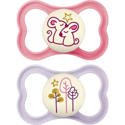 Sucettes Sil Air Night +16 Mois Silicone 2 Unités