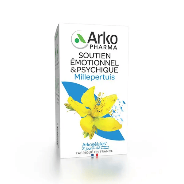 Arkogélules Soutien émotionnel & Pshychique Millepertuis 42 gélules