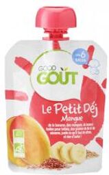 Purée de Fruits Mangue Bio pour Bébé dès 6 Mois - 70 g - Gourde 70 g