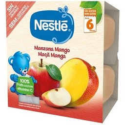 Nestle Pack Pure Manzana Mango Bio 4x100g