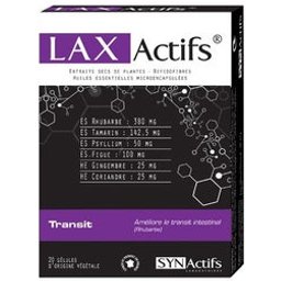 LaxActifs Transit 20 Gélules