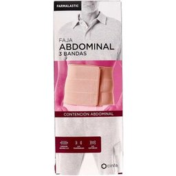 Faja Abdominal Grande 3 Bandas 1ud