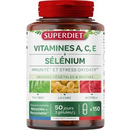 Super Diet Complexe Vitamines A, C, E et Sélénium