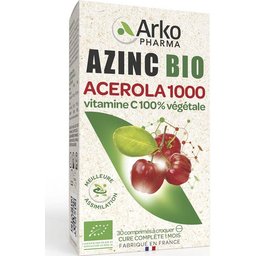 Azinc Bio Acérola 1000 30 Comprimés