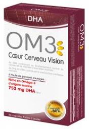 Dha Cœur Cerveau Vision - 60 Capsules - Boîte 60 capsules