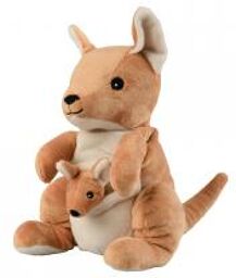 Cozy Peluches Bouillotte Kangourou - Sac 1 bouillotte