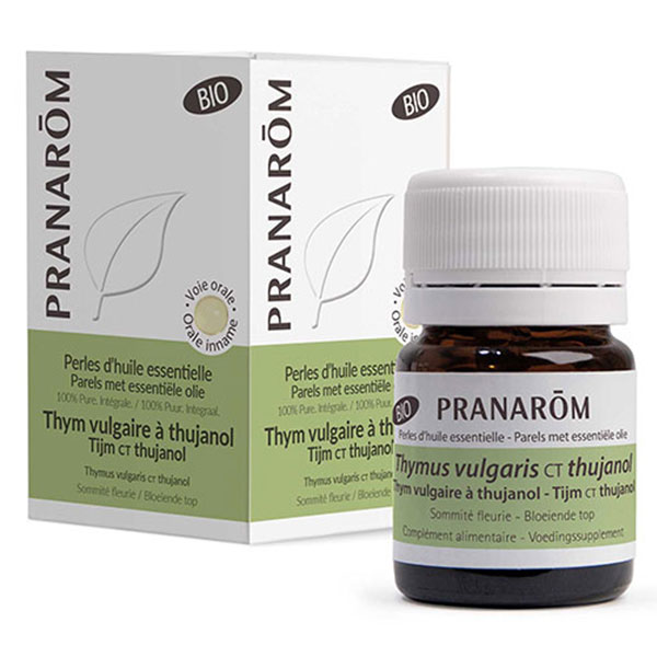 Perles d'Huile Essentielle Thym Vulgaire à Thujanol Bio 60 unités