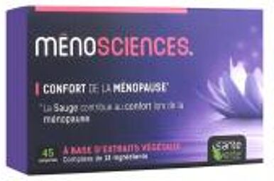 Santé Verte Ménosciences 45 Comprimés - Boîte 45 Comprimés