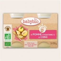 Petits Pots Pomme Coing Bio dès 4 mois 2x130g
