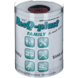 ResQ-plast® Family Blanc 75 mm x 4,5 m