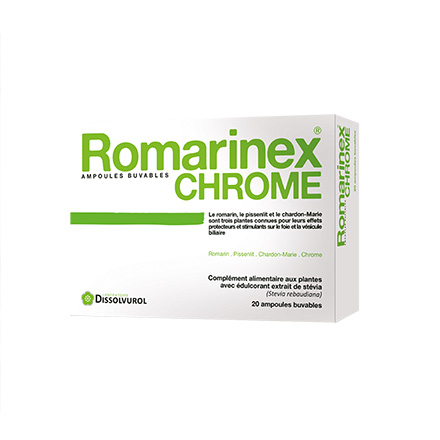 Romarinex Chrome boîte de 20 ampoules