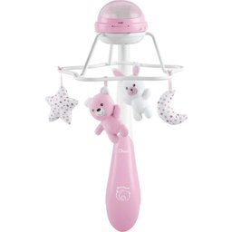 Berceau Mobile Projecteur Arc-en-ciel Rose 1ut