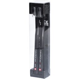 Black is White brosses à dents duo noir