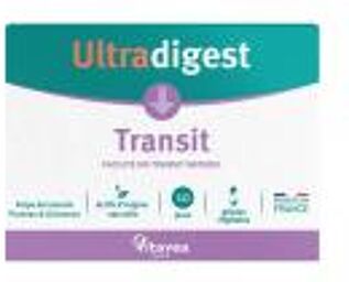 Ultradigest Transit - Favorise le Transit Intestinal - 10 Gélules - Boîte 10 gélules