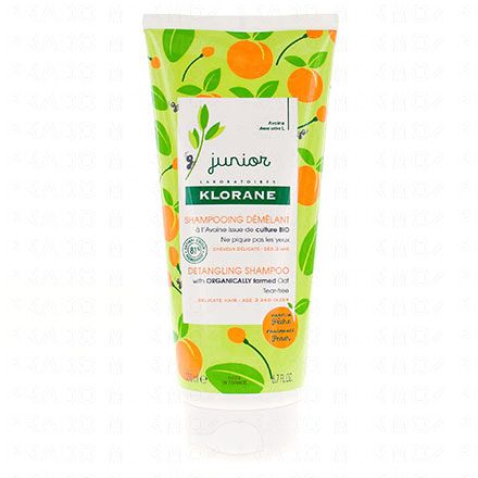 Petit junior shampooing démêlant parfum pêche tube de 200 ml