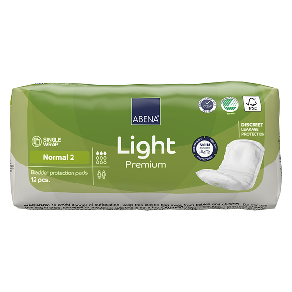 Light Premium Protection Adhésive Normal Taille 2 12 unités